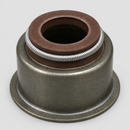 Single valve stem seal detail on light gray background