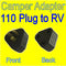 110v / 30 amp power cord adapter Camper Travel Trailer Pop Up RV Plug Cord-0