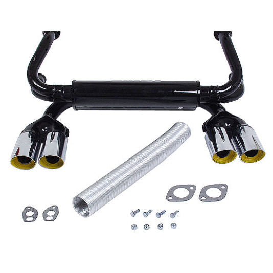 Exhaust Kit Volkswagen Bug Super Beetle Dune Buggy Ghia Transporter Header VW T1-0