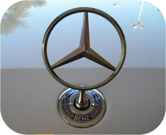 Hood Star Emblem Mercedes 300 400 SE SEL 500SEL 600SEL S320 S350 S420 S500 S600