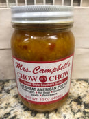 Mrs Campbell's Hot Chow Chow Onion Pickle Relish Pinto Beans