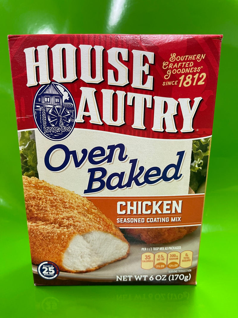 House Autry Southern Baked Chicken Breader Mix Flour Breast Thigh Leg Wing Mix