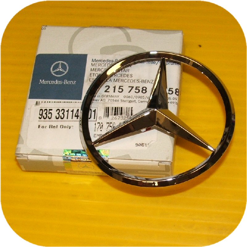 Mercedes Benz Trunk Star Emblem CLK320 CLK430 CLK55