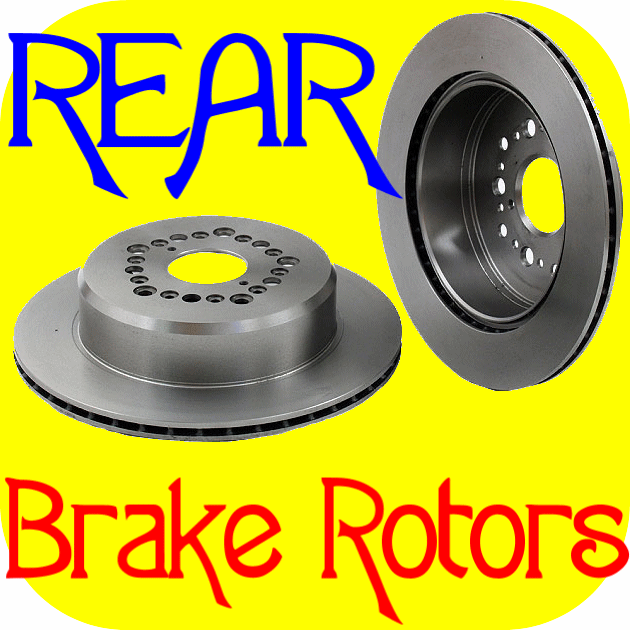 Rear Disc Brake Rotors Lexus GS300 LS400 Toyota Supra