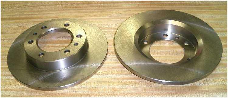 Pair of Brake Rotors for Toyota Truck 79-85 4wd