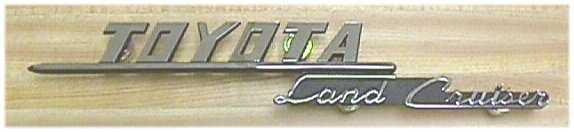 Side Apron Emblem Toyota Land Cruiser FJ40 69-74