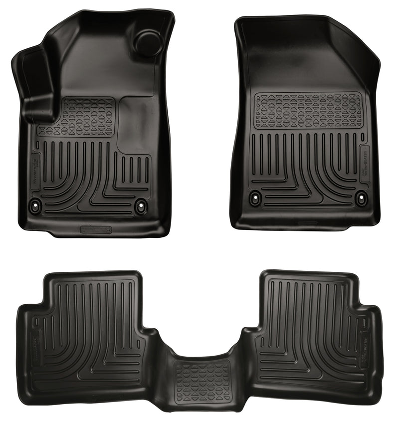 2013-2015 Dodge Dart Husky Liners All Weather WEATHERBEATER Set Floor Mats F&R