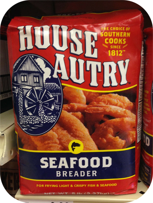 House Autry Southern Seafood Breader Mix Flour Fried Fish Fry Filets Batter 5 lb