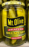 Mount Olive Jalapeno Dill Spears Pickles 24 oz Mt Hot & Spicy