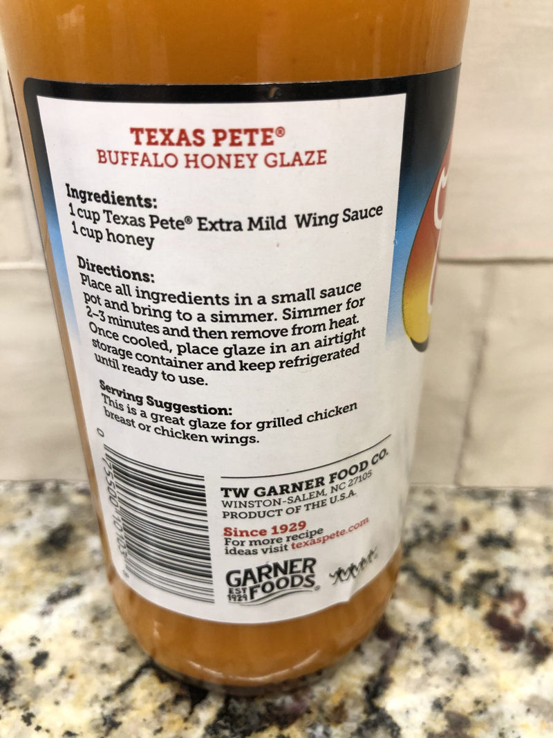 Texas Pete Extra Mild Buffalo Wing Sauce Dip 12 Oz Chicken