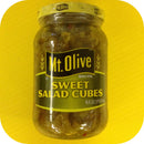 Mount Olive Sweet Salad Cubes Relish 16 oz Salad Tuna Mt