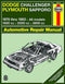 Repair Manual Book Dodge Challenger & Plymouth Sapporo