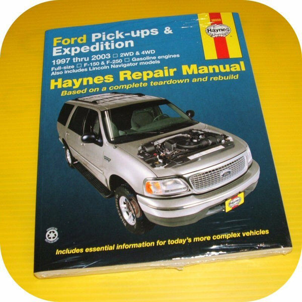 Repair Manual Book Ford Expedition Lincoln Navigator