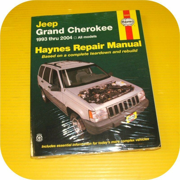 Repair Manual Book Jeep Grand Cherokee 93-04 Owners ZJ