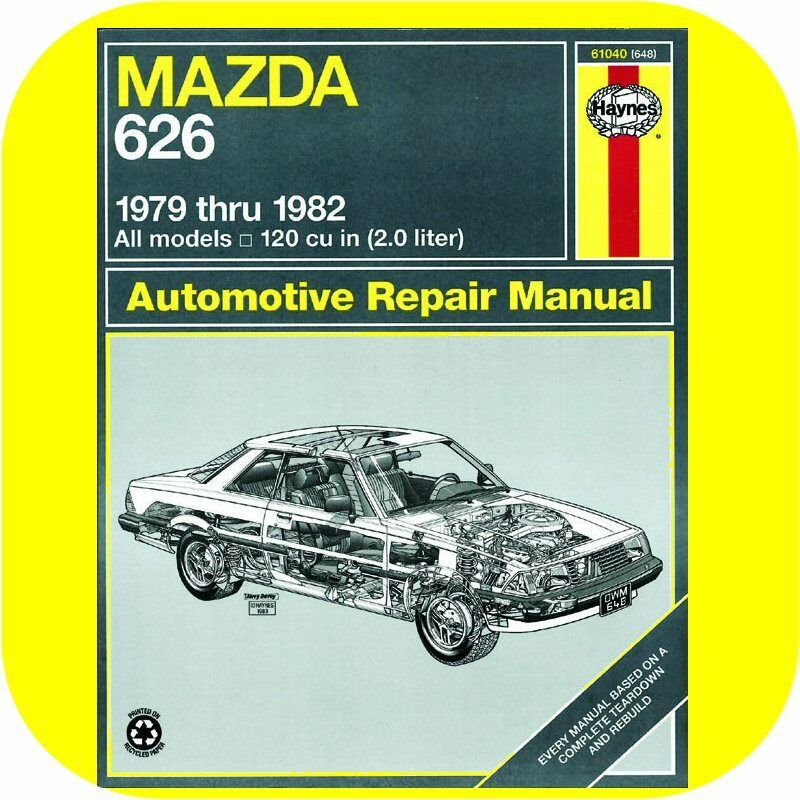 Repair Manual Book Mazda 626 79-82 Owners 2.0 NEW Shop