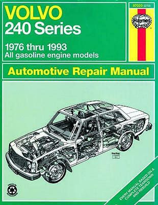 Repair Manual Book Volvo 240 Wagon Sedan Owners B230