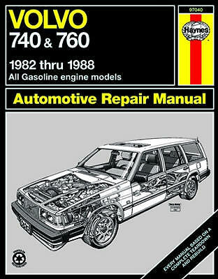 Repair Manual Book Volvo 740 760 Wagon Sedan Owners