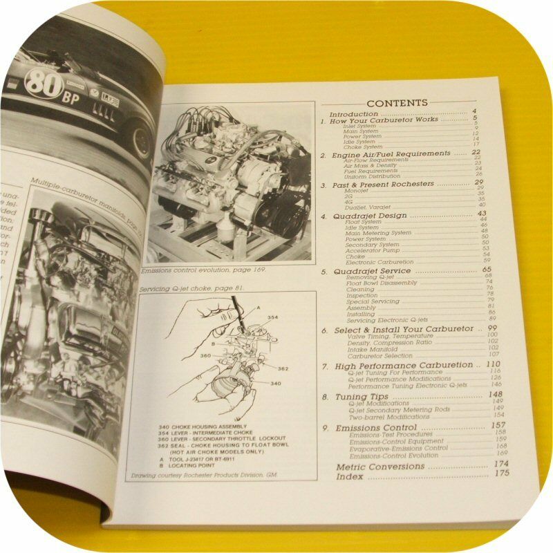 Rochester Carburetors Manual Repair Carb Holley Quadrajet E4ME E4MC E2ME E2MC