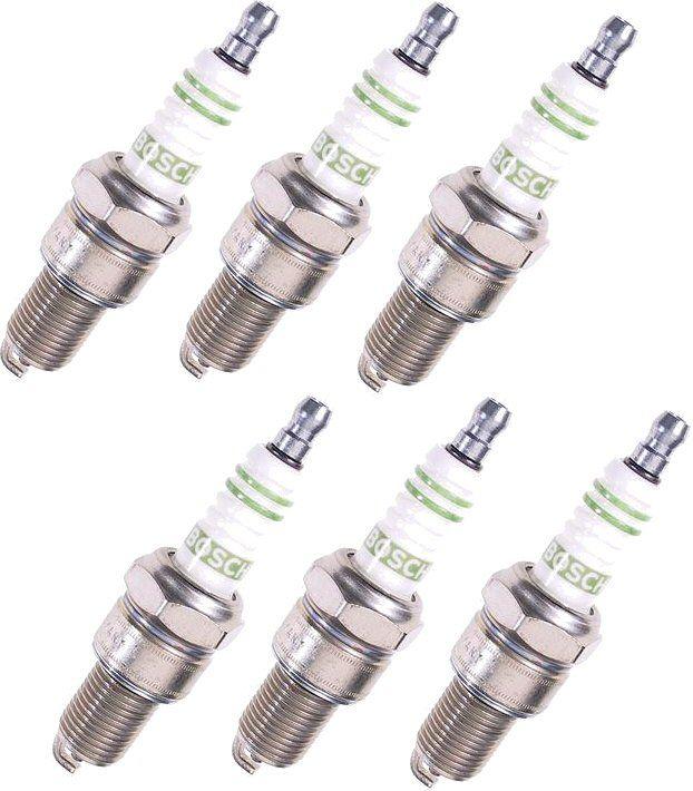 Bosch 6 Spark Plugs for Toyota Land Cruiser FJ40 FJ45 FJ55 FJ60 FJ62 1F 2F 3F