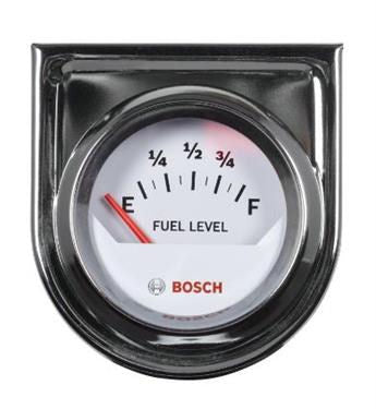 Bosch 2" White face electrical fuel tank level gauge cell filler neck hotrod V8