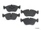 Front Disc Brake Pads for Volvo 850 S70 C70 V70 XC