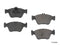 Front Disc Brake Pads Mercedes Benz C230 C280 E300D SLK230