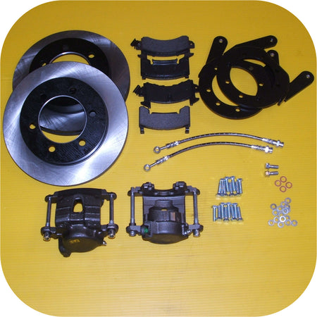 Front Disc Brake Conversion Kit for Toyota Land Cruiser FJ40 FJ45 FJ55 Drums-0