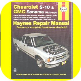 Repair Manual Chevy GMC S10 S15 Pickup Truck Blazer 94 - 01