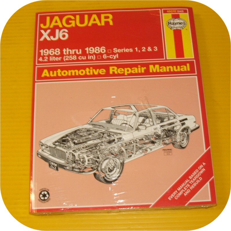 Repair Manual Book Jaguar XJ6 68-86 Vanden Plas Series