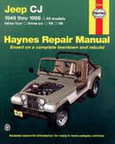 Repair Top Shop Manual Book Jeep CJ5 CJ7 CJ8 Scrambler