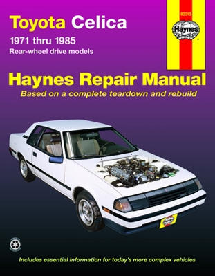 Repair Manual Book Toyota Celica 71-85 Owners Workshop