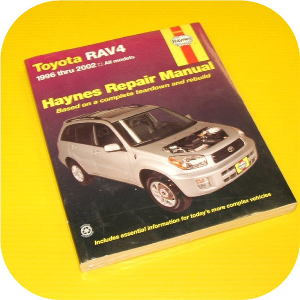 Repair Manual Book for Toyota RAV4 RAV-4 96-02 Owners new