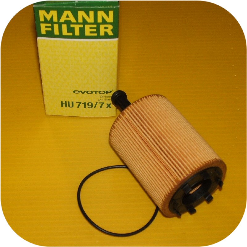 MANN HU719/7X Oil Filter Audi TT A3 VW Golf Jettta Passat EuroVan