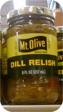 Mount Olive Dill Pickle Relish 8 oz Hot Dog Cubes Mt tuna potato salad