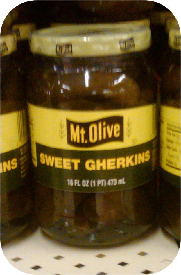 Mount Olive Sweet Gherkins Pickles 16 oz