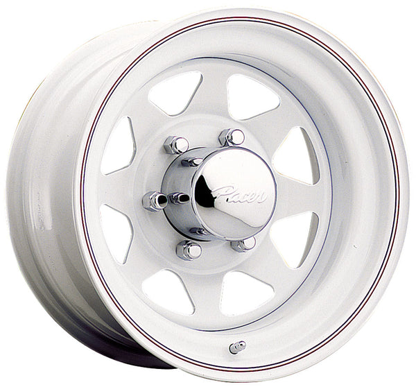 White Wagon Spoke Steel Wheel