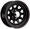 Black Powder Coated Steel Wheel