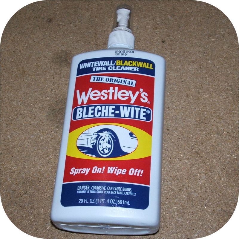 20 oz Westley's Bleach White Tire Cleaner Whitewalls Wheel