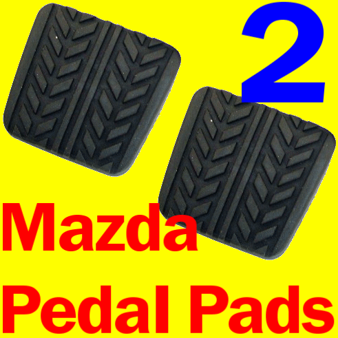 Pair Pedal Pads for Mazda B2200 B2000 84-93 RX7 84-91 RX-7 Protege