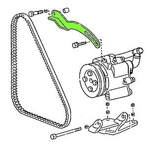 Smog Pump Adjuster for TLC Saginaw Pump Conversion