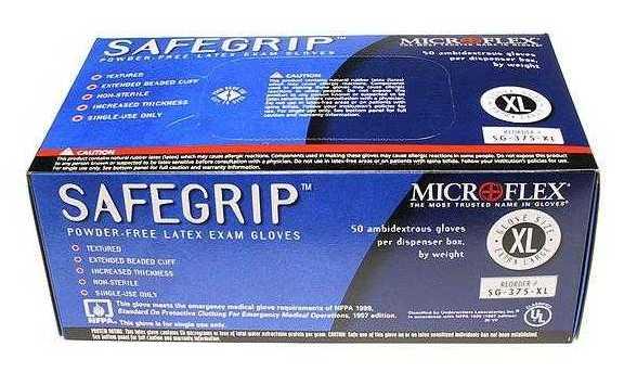 Safegrip Latex Gloves - Box of 50