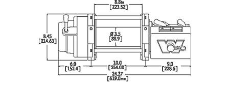 Warn M12000 SELF-RECOVERY WINCH