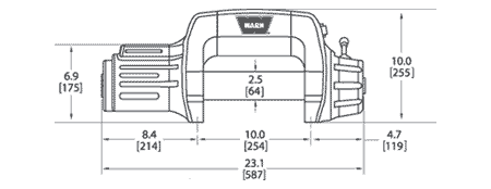 Warn 9.5ti THERMOMETRIC SELF-RECOVERY WINCH