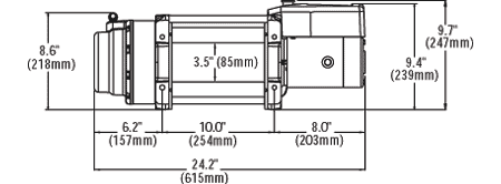 Warn 16.5ti THERMOMETRIC SELF-RECOVERY WINCH