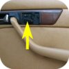 RIGHT Seat Height Adjustment Button Mercedes Benz 81-93-10624