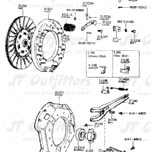 Release Bearing Clips for 69-74 LC-0