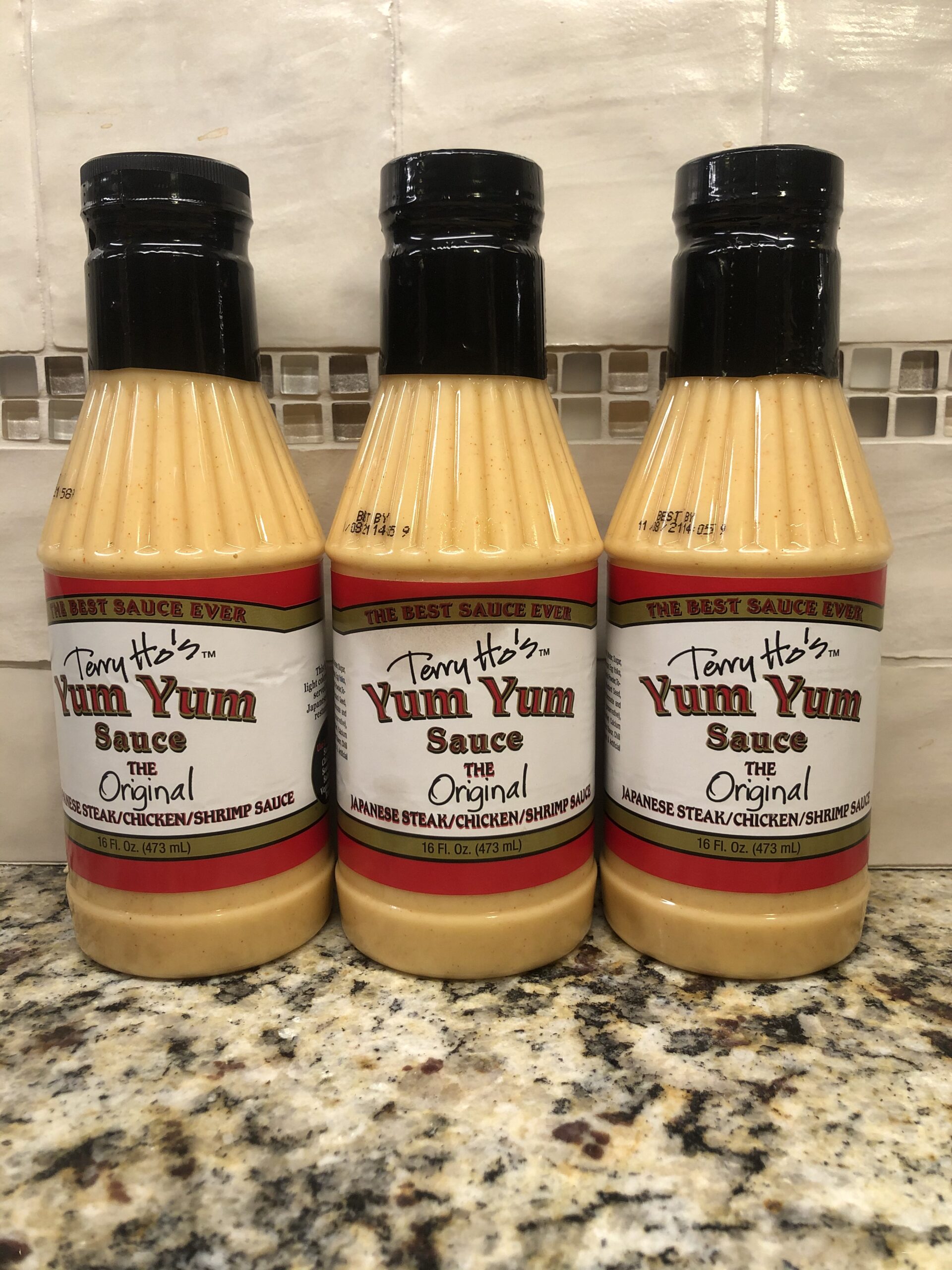 3 BOTTLES Terry Ho's Yum Yum White Sauce Japanese Steak House Shrimp ...