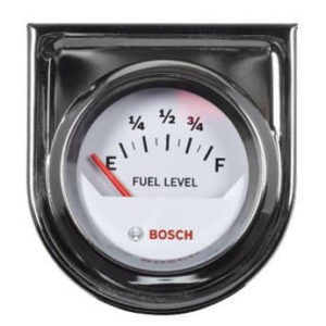 Bosch 2" White face electrical fuel tank level gauge cell filler neck hotrod V8-0