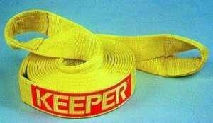 Keeper Recovery Tow Strap: 20' X 2" 15,000 Lb.-0