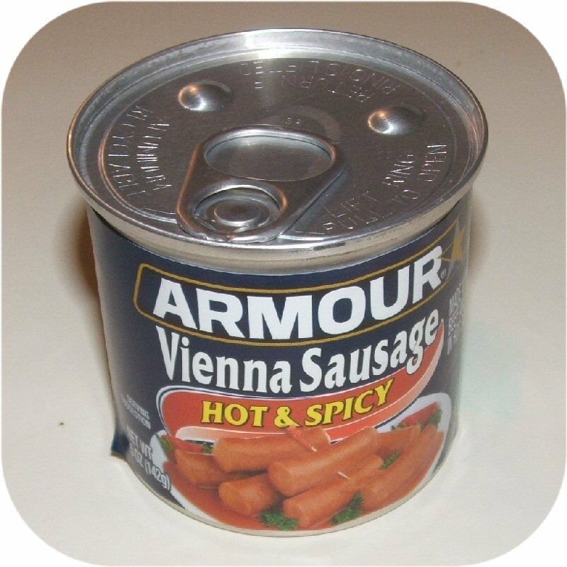 Hot & Spicy Armour Star Vienna Sausage 5 oz Can Meat